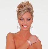 BITCH Silver Rhinestone Bracelet One Size Adjustable