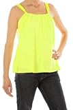 Clearance: Splendid Silk Habotai Sleeveless Top in Daffodil