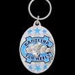 American Metal SCK9 College Team Logo Key Ring- North Carolina Tarheels