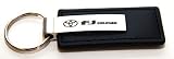 Toyota FJ Cruiser Black Leather Official Licensed Keychain Key Fob Ring