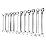 KD Tools KDT9620 12 pc. Metric Offset Reversible GearWrench Set