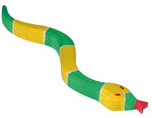 Holztiger Snake Wooden Figure