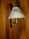 Wall Lamp Star Top-Wrought Iron Amish Made
