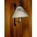 Wall Lamp Star Top-Wrought Iron Amish Made w/o shade