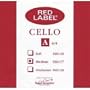 Super Sensitive Red Label 4/4 Cello A String - Medium Gauge