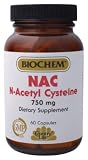 Country Life - Nac N-Acetyl Cysteine, 750 mg, 60 capsules Capsules capsules
