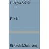 Poesie: Gedichte: Zweisprachige Ausgabe: Griechisch / Deutsch (Bibliothek Suhrkamp)