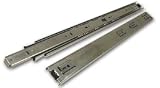 KV 8400 Series Full Extension Precision Ball Bearing Slides Self Closing 14 100# Class (Set) W/ Hold Out