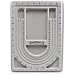Bead Board, U Channel, Flocked Plastic, 9 x 12"