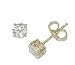 14k Yellow Gold 1/4 carat tw diamond Studs