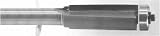 2575 CARBIDE-TIP DOWNSHEAR FLUSH TRIM 2 FLUTE ROUTER BIT W/BEARING 3/4 DIA X 1-1/2 CL X 1/2 SH