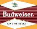Budweiser Beer Tin Sign ~ King of Beers ~ 12.5x16"