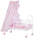 Corolle Nursery Floral Print Canopy Bed - 27" x 19" x 11"