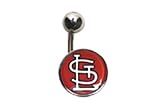 Saint Louis Cardinals St. Navel Belly Ring