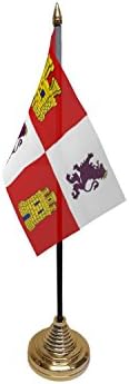 Retail Zone 6X Castile And Leon Hand Table Or Waving Flag Party Pack - No Bases