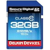 Delkin 32 GB Secure Digital (SD) PRO Class 10 163X Memory Card DDSDPRO3-32G ....