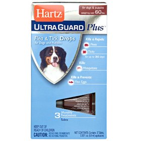 Hartz UltraGuard Plus Flea & Tick Drops Plus For Dogs over 60 Lbs
