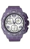 Swatch Originals Chrono Purple Funk White Dial Unisex watch #SUIV400