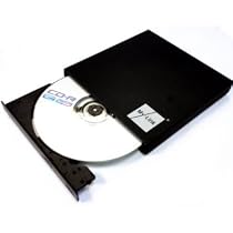 MY-Link USB External Slim USB External DVD-RW CD-RW DVD/CD Drive Burner Writer, suitable for Samsung NC10, Asus EEE PC , Acer Aspire One , and other Laptops, Windows and Linux Compatible.