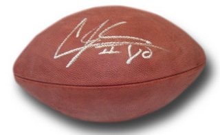 Andre Johnson Hand Signed Autographed Houston Texans Official Full Size Wilso...