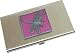 Pink Dragonfly Business Card Holder / Case