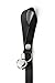 Mighty Paw Dog Doorbells - Soft Leather with Durable Jingle Bells - Ideal for Potty Training - for Pets to Ring to Go Outside - Dog Potty and Puppy Potty Training - (Black)