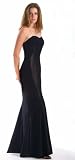Be a Mermaid in this fantastic Strapless, bias cut band, mermaid skirt. Only 2 Both Color Black Size 4 Matte Satin, Size 12 Matte Satin