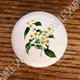 IDAHO MOCK ORANGE FLOWERS DRAWER PULLS KNOBS