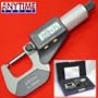 Anytime Tools DIGITAL ELECTRONIC PRECISION MICROMETER 0-1" LARGE LCD DISPLAY CARBIDE TIPS and Bonus BALL ATTACHMENT