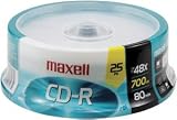 Maxell Cdr-700Mx40/25Sp 40X Write-Once Recordable Cds For Data, 25 Pack Spindle 