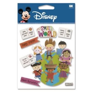 DISNEY 3D STIX ITS SMALL WORLD Papercraft, Scrapbooking 