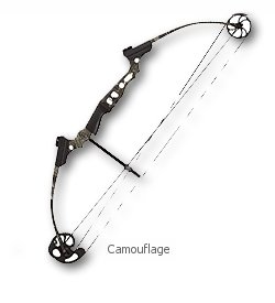 Childrens Toyshop  Sporting Goods : GENESIS ARCHERY MINI GENESIS COMPOUND BOW KIT -- 14"-25" 6#-12# HARDWOODS CAMO RIGHT HAND