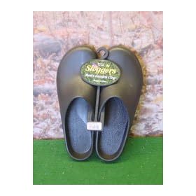 Sloggers: Mens Black Garden Clogs