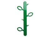 Coathanger Leaf metal w. green finish