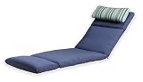 Strathwood Chaise Cushion, Galaxy with Wetland Headrest