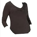 Tayberry Brown Embroidered Top