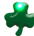 Shamrock Blinking Magnetic Pin-set of 2