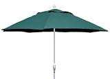 FiberBuilt 9HCRW-FGR 9-foot Market Umbrella,Forest Green