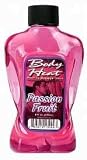 Body Heat Passion Fruit Warming Massage Oil 8oz