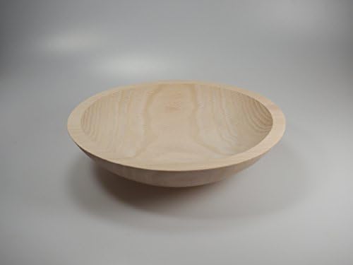 Unfinished Solid Red Oak Bowl - 2 Sizes Available (9 Inch Bowl)