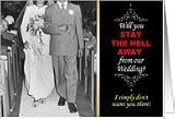 Stay Away from Wedding Card