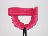 Axe Hugger in Scrunchy Velvet for Standard Stand with Hugger Strap in Pink