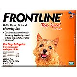 Frontline 3pk Small Dog 2-22 Lbs