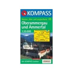 Oberammergau und Ammertal: Wander-, Bike- und Langlaufkarte. GPS-genau. 1:25.000