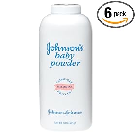Johnson's Baby Powder, 15-Ounce Bottles (Pack of 6)