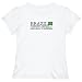 T-Shirt Woman White Elegant Flag 