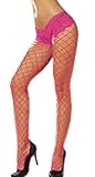 Dreamgirl Women’s Diamond Net Pantyhose with Lace Boy Short Top img