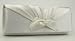 Wunderschöne Satin Brauttasche Clutch Abendtasche Ivory