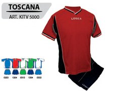 Legea Volleyball Trikot-Kit Toscana, Größe M rot