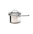 Emeril Stainless Steel 3-Quart Sauce Pan with Pour Spouts and Lid